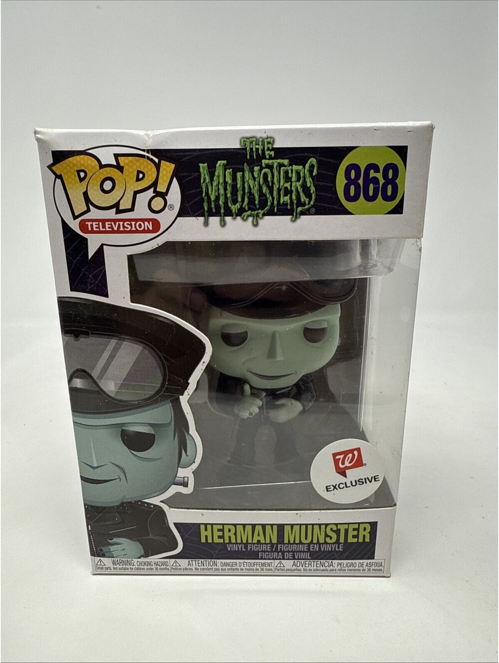 Funko POP! Television Munsters Herman Munster #868 Walgreens Exclusive Damage